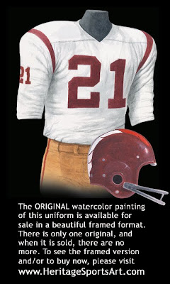 Washington Redskins 1962 uniform