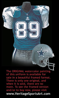 Dallas Cowboys 1995 uniform