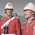 STANLEY BAKER AND MICHAEL CAINE BATTLING THROUGH 'ZULU'