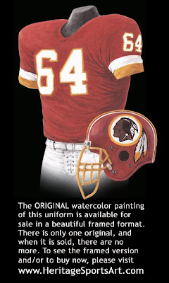 Washington Redskins 1987 uniform