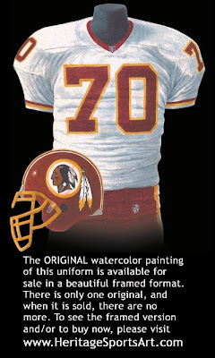 Washington Redskins 2000 uniform