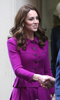 Kate Middleton in Purple Dress at Royal Opera House in London