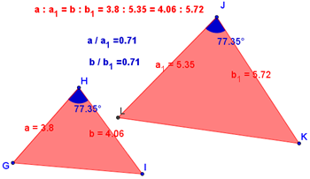 2° criterio di similitudine triangoli