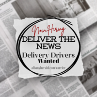 Now Hiring! Deliver the News. Delivery Drivers Wanted