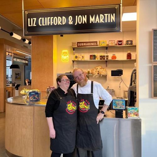 Liz Clifford and Jon Martin