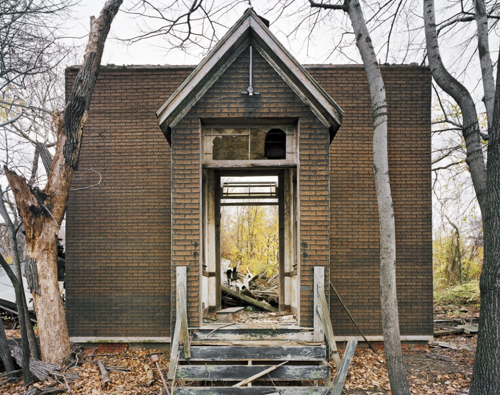 PRAYERS UNANSWERED...front of the church   Photo © Chris Payne