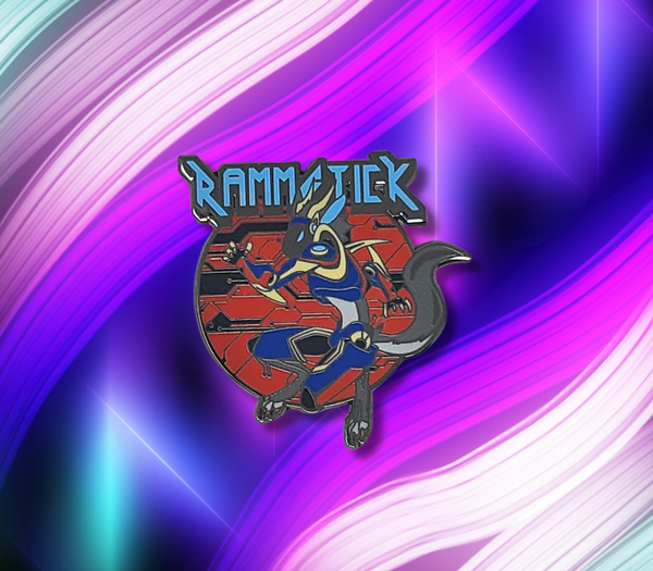 Raeal "Rammstick" -- 2" Enamel Pin [FINAL SALE]