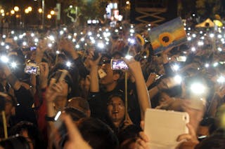 Taiwan China Protest