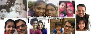 #SelfieWithDaughter