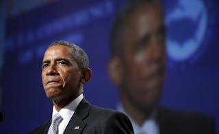 Obama speaks at Mayors Conference in  San Francisco