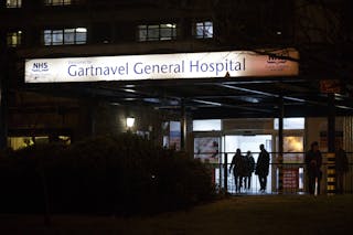 General view of Gartnavel General Hospital in Glasgow