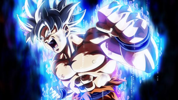 Son Goku,Dragon Ball Super,Ultra Instinct,4k,Toei,sfondo