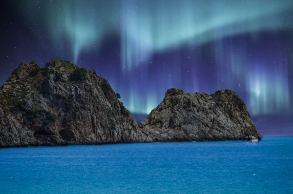 northern light,dinde,Tyrkiet,Alanya,Antalya,mer