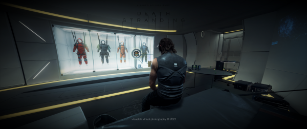 Death Stranding, ultrawide, virtual photography, Shooter game, automotive design, space