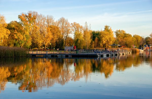 otoño,Europa,lago,noviembre,octubre,muelle