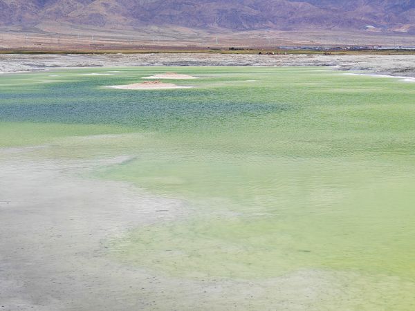 slané jezero, cestovat, Pohled