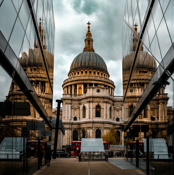 London,sigma,st pauls,glass,grå,skyer