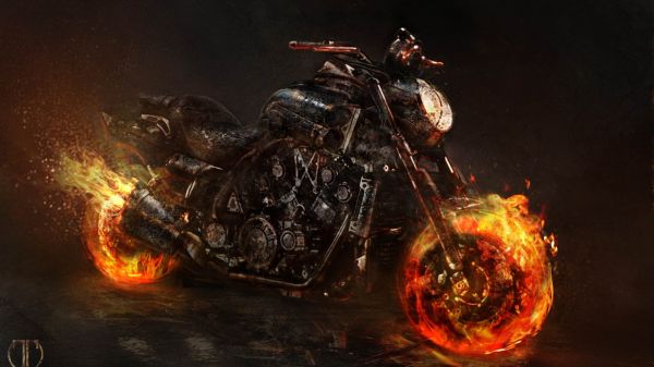 Ghost Rider,Yamaha v max,Ghost Rider 2,Spirit Of Vengeance