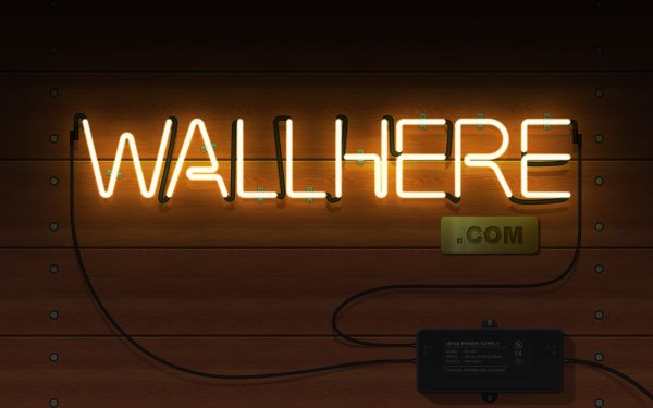 네온 사인,Wallhere