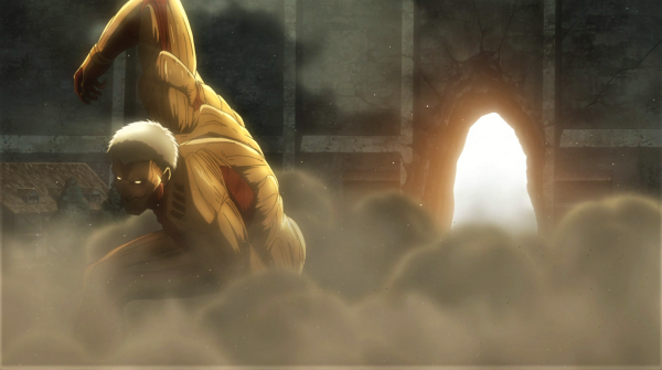 Shingeki no Kyojin,Titan blindé,Reiner Braun,blond,armure,trou