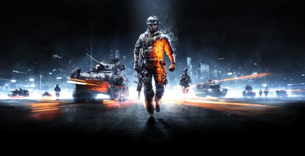 Battlefield 3,videohry,zbraň,video game man,voják,Video Game Art