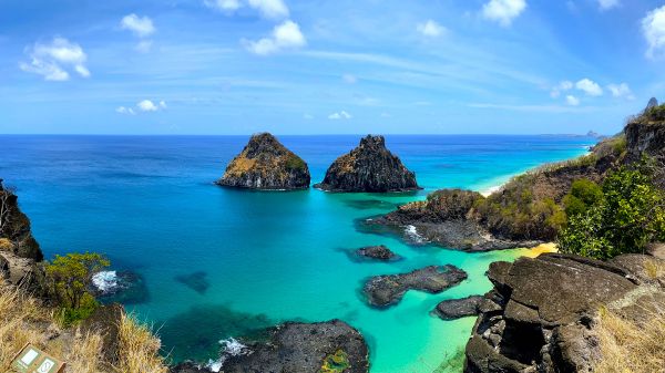 insulă,Fernando de Noronha,plajă,Brazilia,Pernambuco,tropical