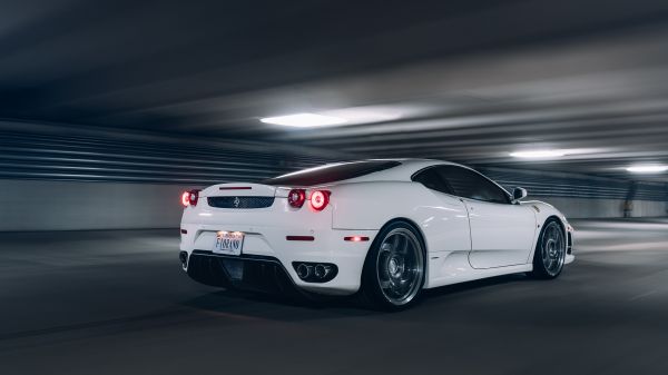 Supercars,Ferrari,Ferrari F430,biały