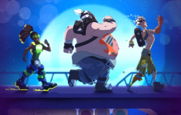 anime,crossover,Løvenes Konge,L CIO Watch,Roadhog Watch,Junkrat Watch