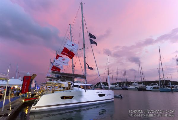 landscape, ship, boat, sea, bay, sunset