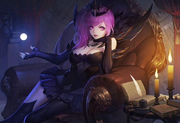 fantasikonst, League of Legends, Lux League of Legends, magi, 1920x1316 px