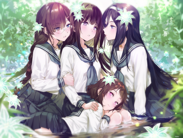 Meninas anime,Hyouka,Chitanda Eru,Misaki Sawakiguchi,Irisu Fuyumi