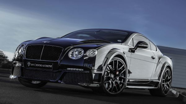 negro,coche,vehículo,sintonización,Bentley,Cupé