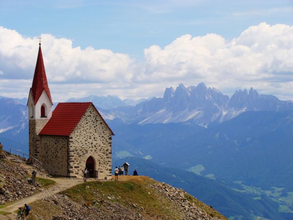 ég,Olaszország,panoráma,hegy,hegyek,templom