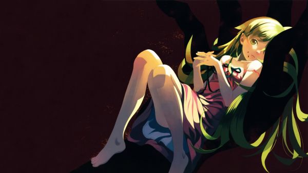 Bakemonogatari, anime, anime tytöt, Oshino Shinobu, sarjakuvat, vofan