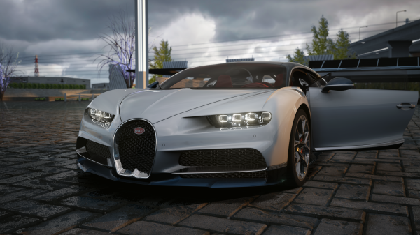 Assetto Corsa,Bugatti Chiron,4K gaming,bedeckt,realistisch,Auto