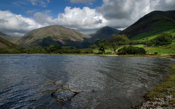 paysage,Montagnes,colline,Lac,eau,la nature