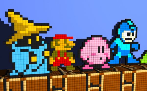 ilustrare,Super Mario,Jucărie,final Fantasy,Mega Man,Negru Mage