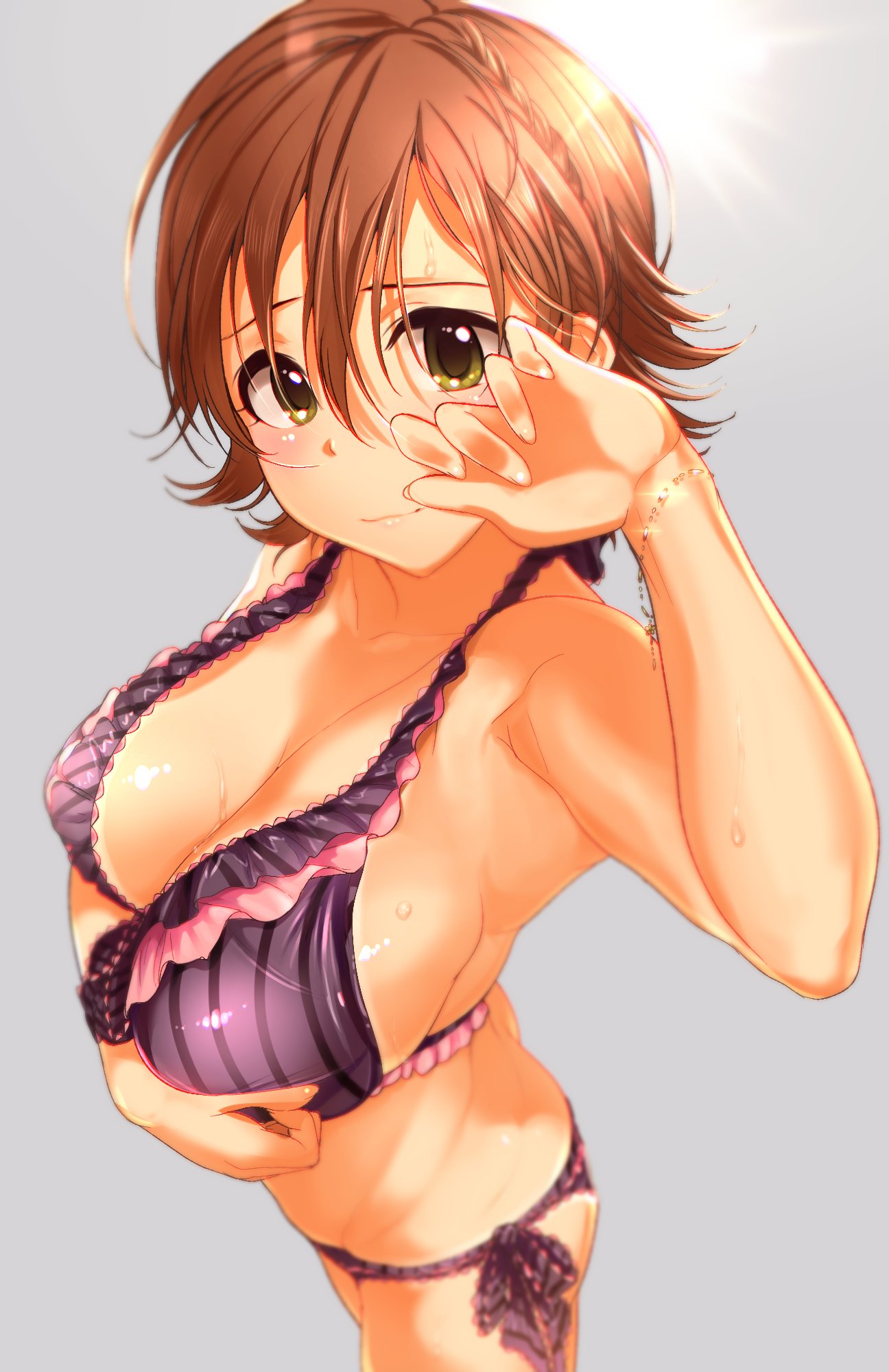 Honda Mio, THE email protected Cinderella Girls, THE email protected, animemeisjes, decollete, bikini