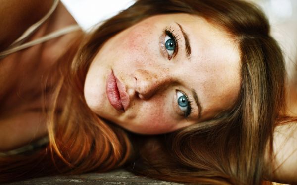 face,model,portrait,long hair,photography,freckles