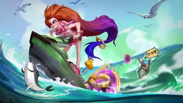 ビデオゲーム,リーグ・オブ・レジェンズ,Zoe League of Legends,プールパーティー,ギャングプレート