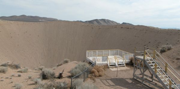 Кратер,США,Sedan Crater,Невада,Атомная бомба,Ядерный