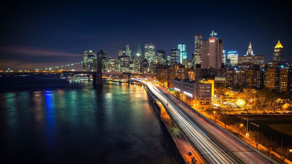 3840x2160 px,Brücke,Brooklyn,Städte,Stadt,Osten