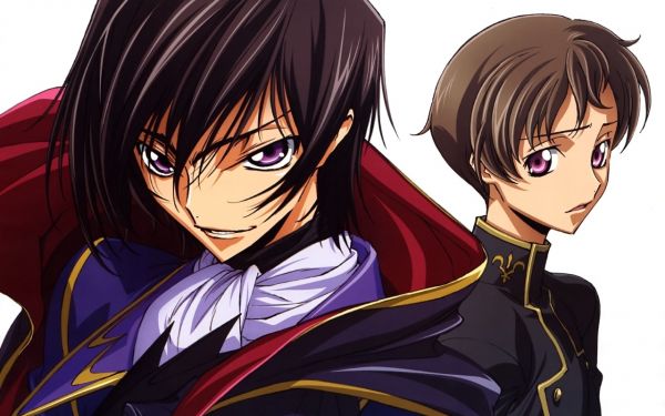 Anime,cabelo preto,ilustração,obra de arte,Código Geass,Lamperouge Lelouch