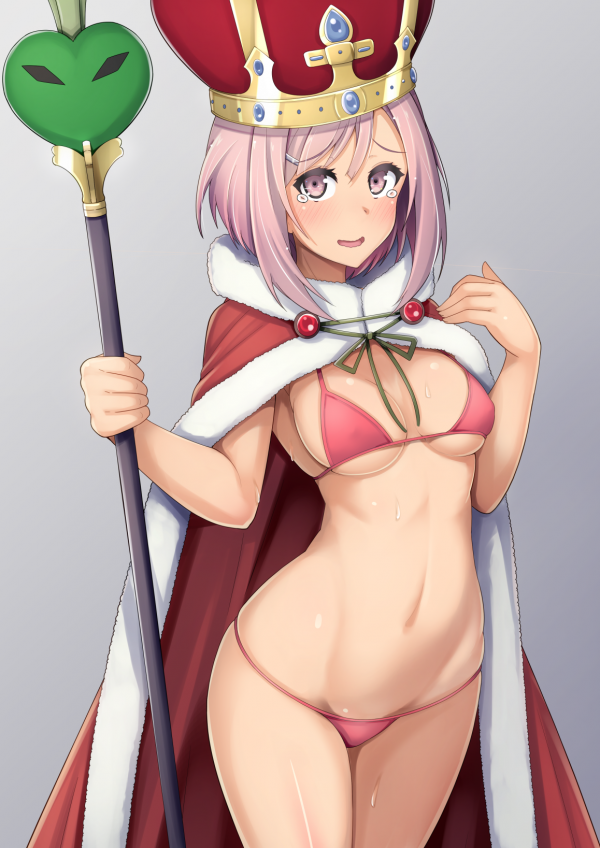 gadis anime,bikini,pembelahan,Koharu Yoshino,Sakura Quest