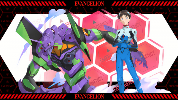 Neon Genesis Evangelion,Ikari Shinji,EVA Unit 01,anime jongens,mecha boys