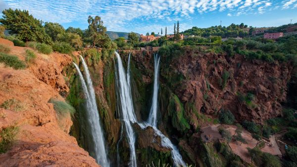 nature,waterfall,landscape