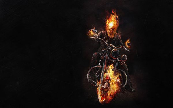 fire,Marvel Comics,Ghost Rider,light,flower,lighting