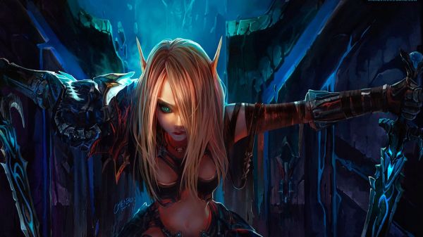 βιντεοπαιχνίδια, γυναίκες, anime, World of Warcraft, ξωτικά, Sylvanas Windrunner