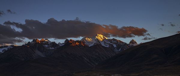 luce naturale,montagne,tramonto