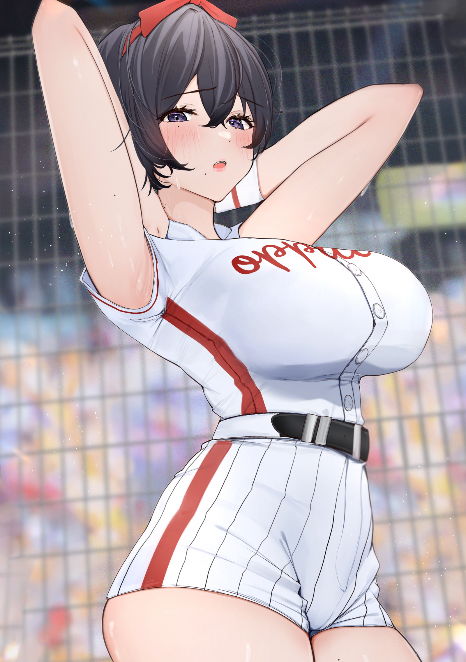 béisbol, Grandes tetas, Axilas